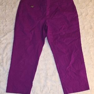 Alfani Rich Magenta/Purple Capris